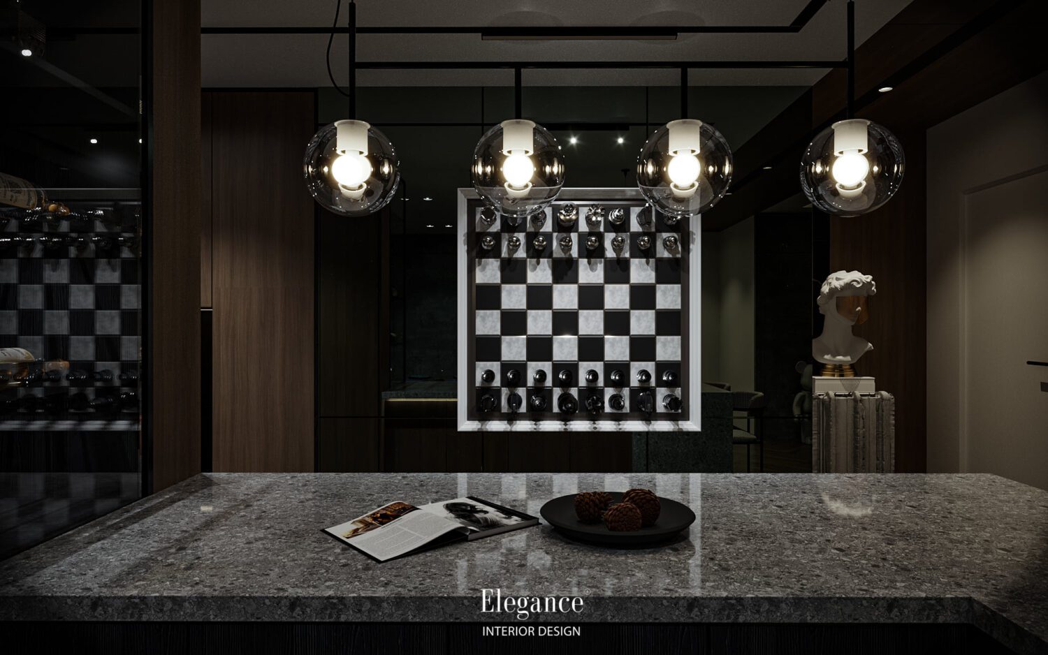 3D Interior Model Living room Scene 3dsmax 2410124