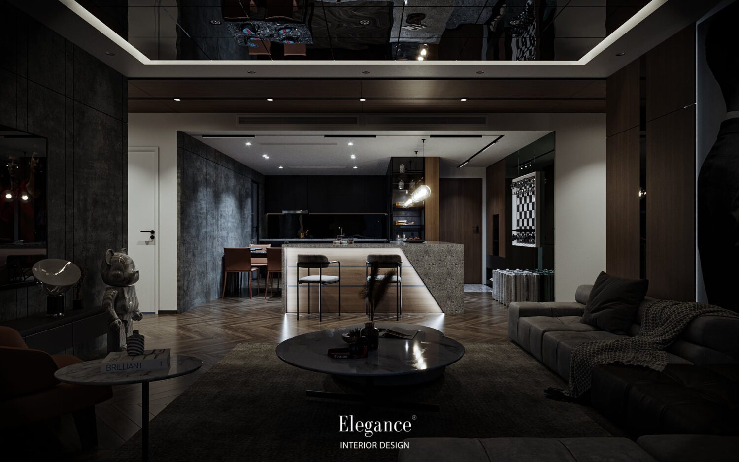 3D Interior Model Living room Scene 3dsmax 2410124