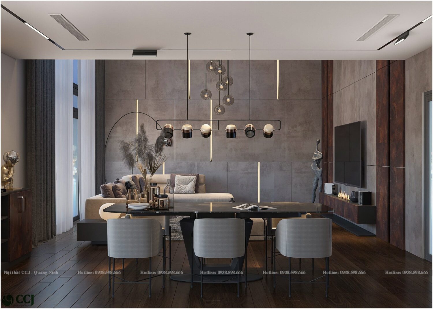 3D Interior Model Living room Scene 3dsmax 2410143