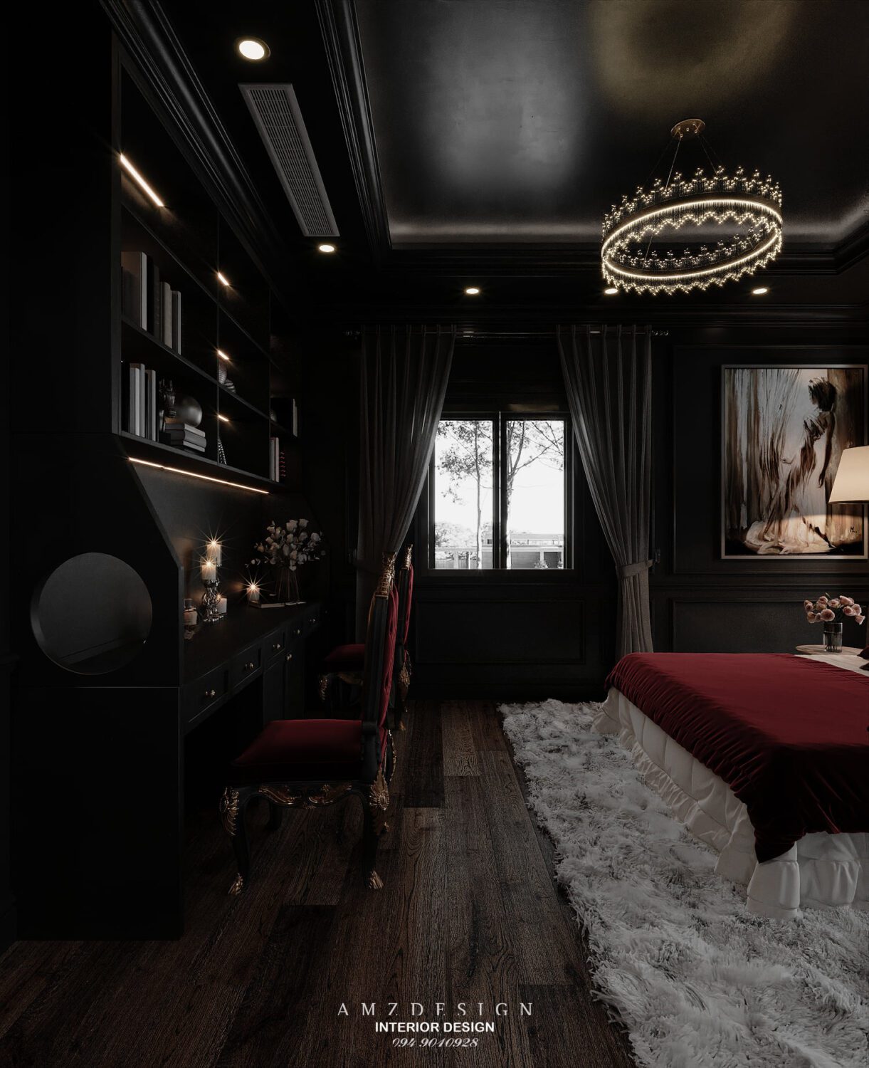 3D Interior Model Bed Room Scene 3dsmax 2310154