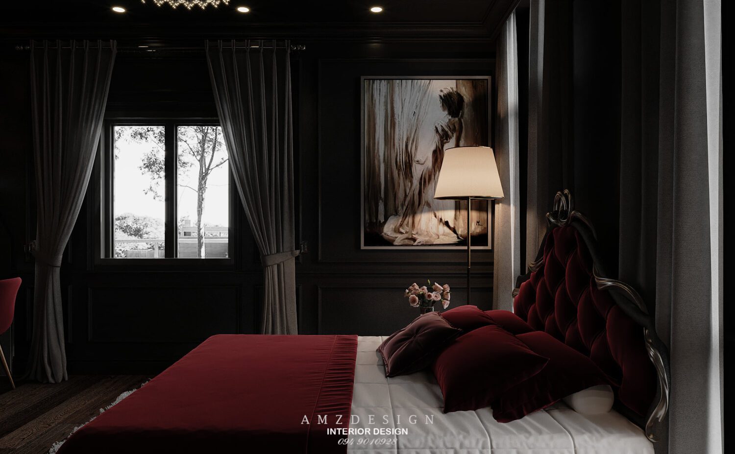3D Interior Model Bed Room Scene 3dsmax 2310154