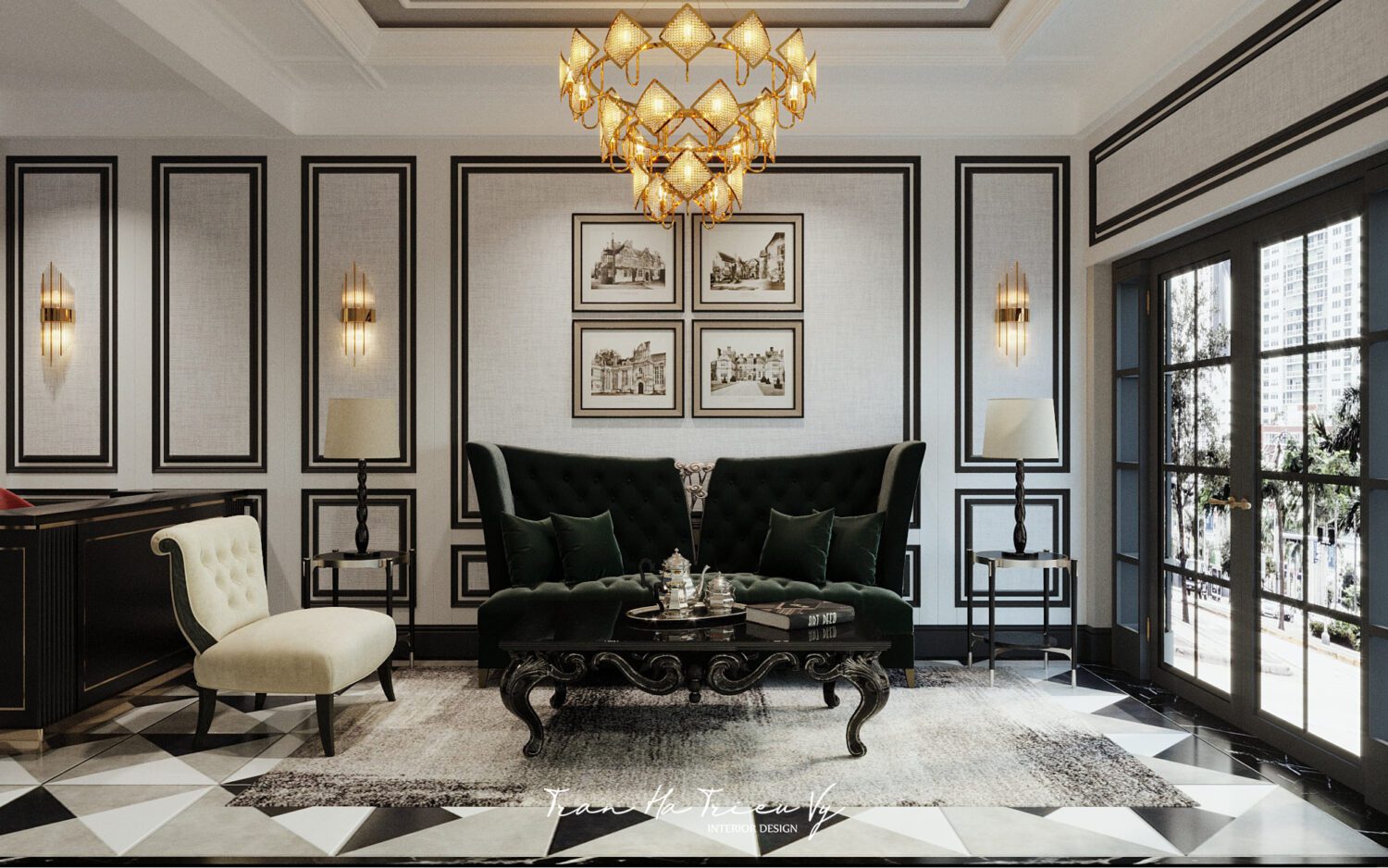 3D Interior Model Living room Scene 3dsmax 2410177