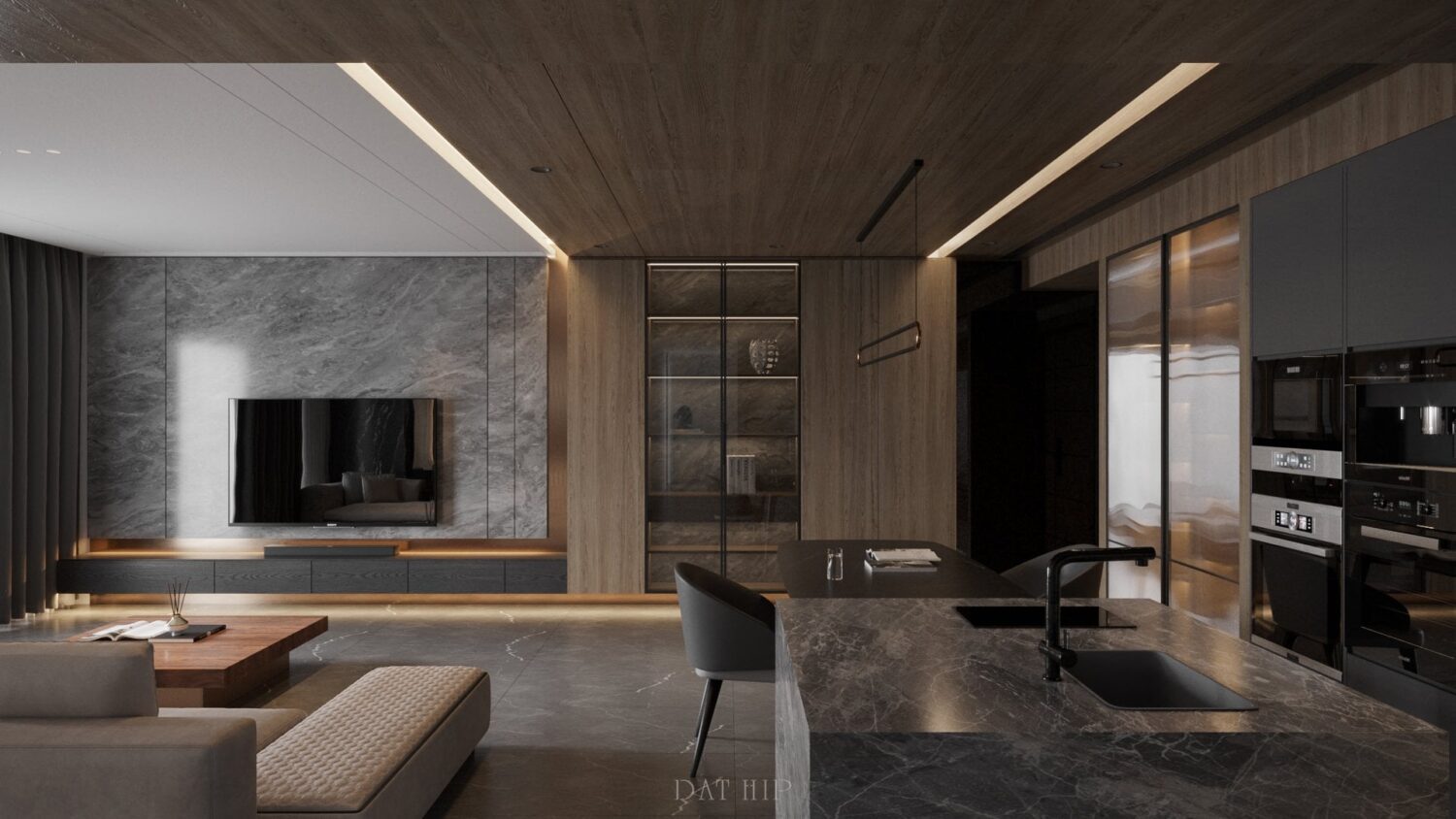 3D Interior Model Living room Scene 3dsmax 2410202