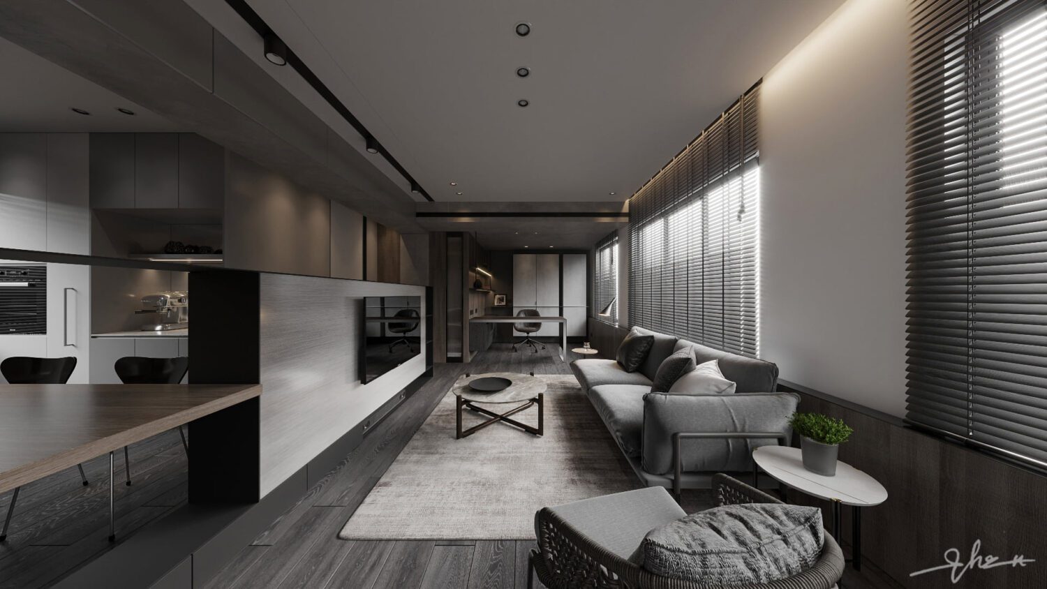 3D Interior Model Living room Scene 3dsmax 2410249