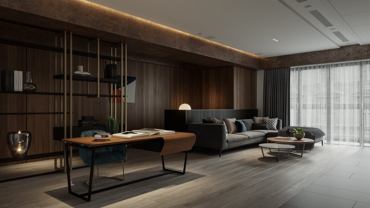 3D Interior Model Living room Scene 3dsmax 2410259