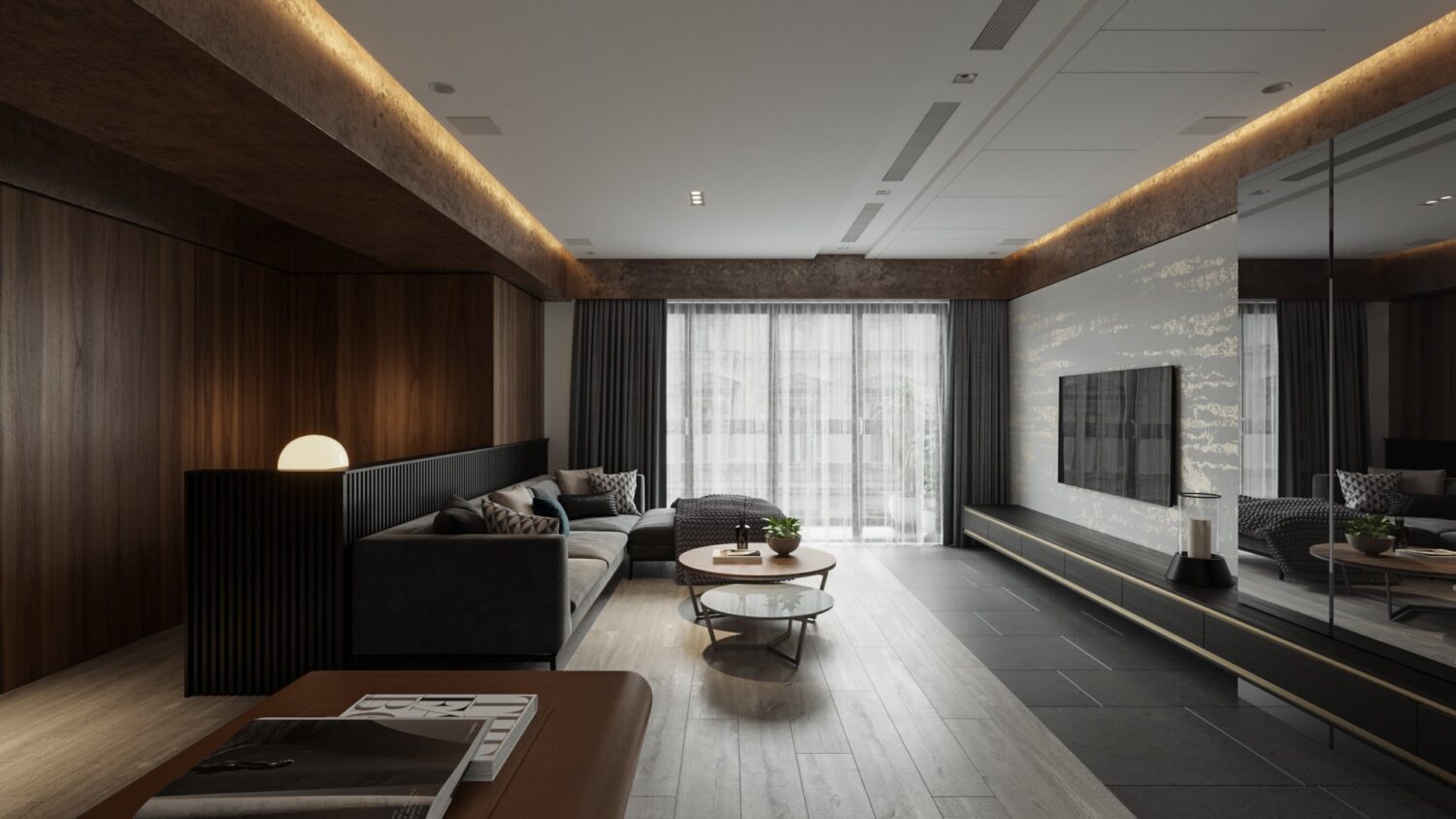 3D Interior Model Living room Scene 3dsmax 2410259