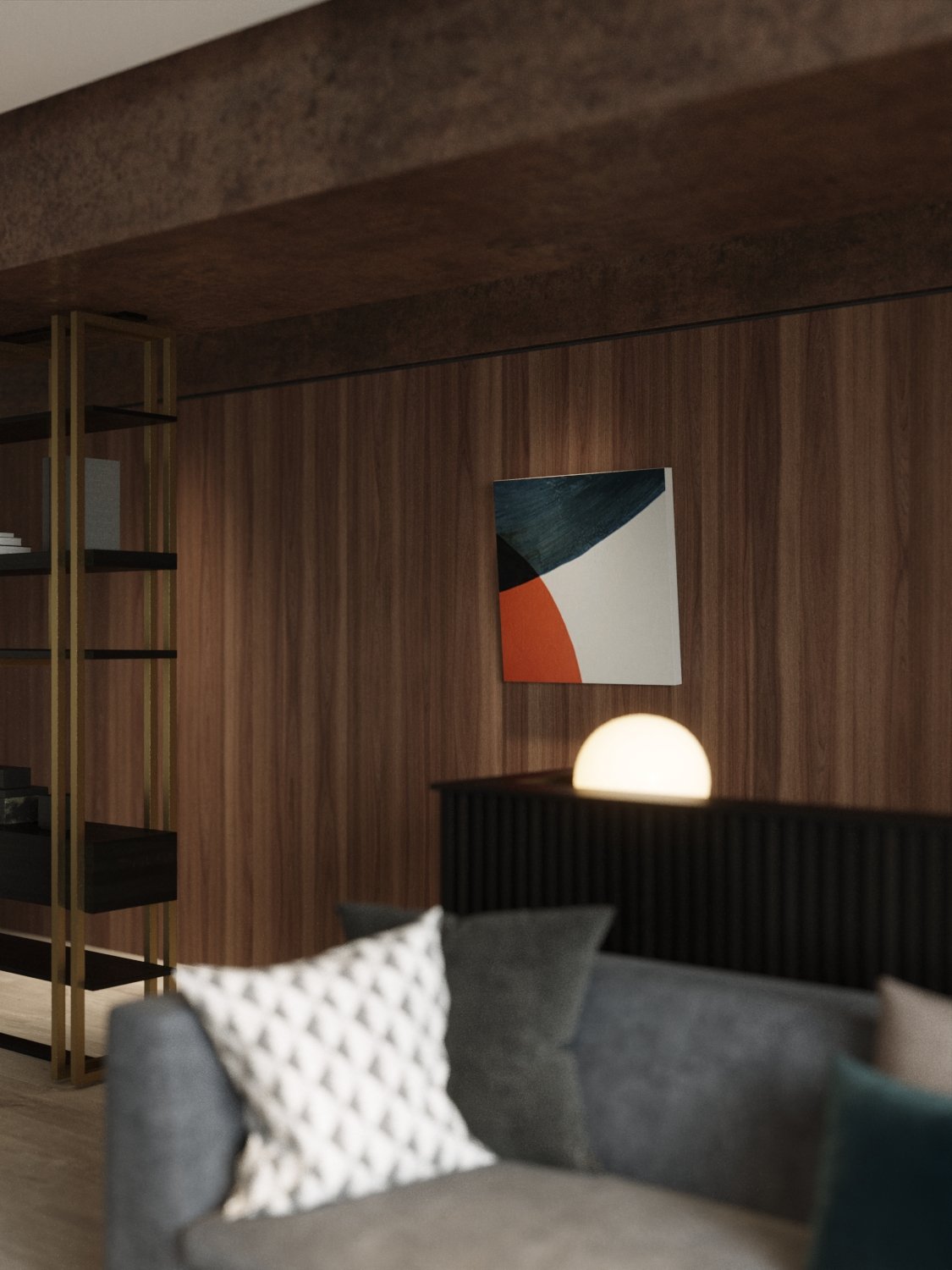 3D Interior Model Living room Scene 3dsmax 2410259