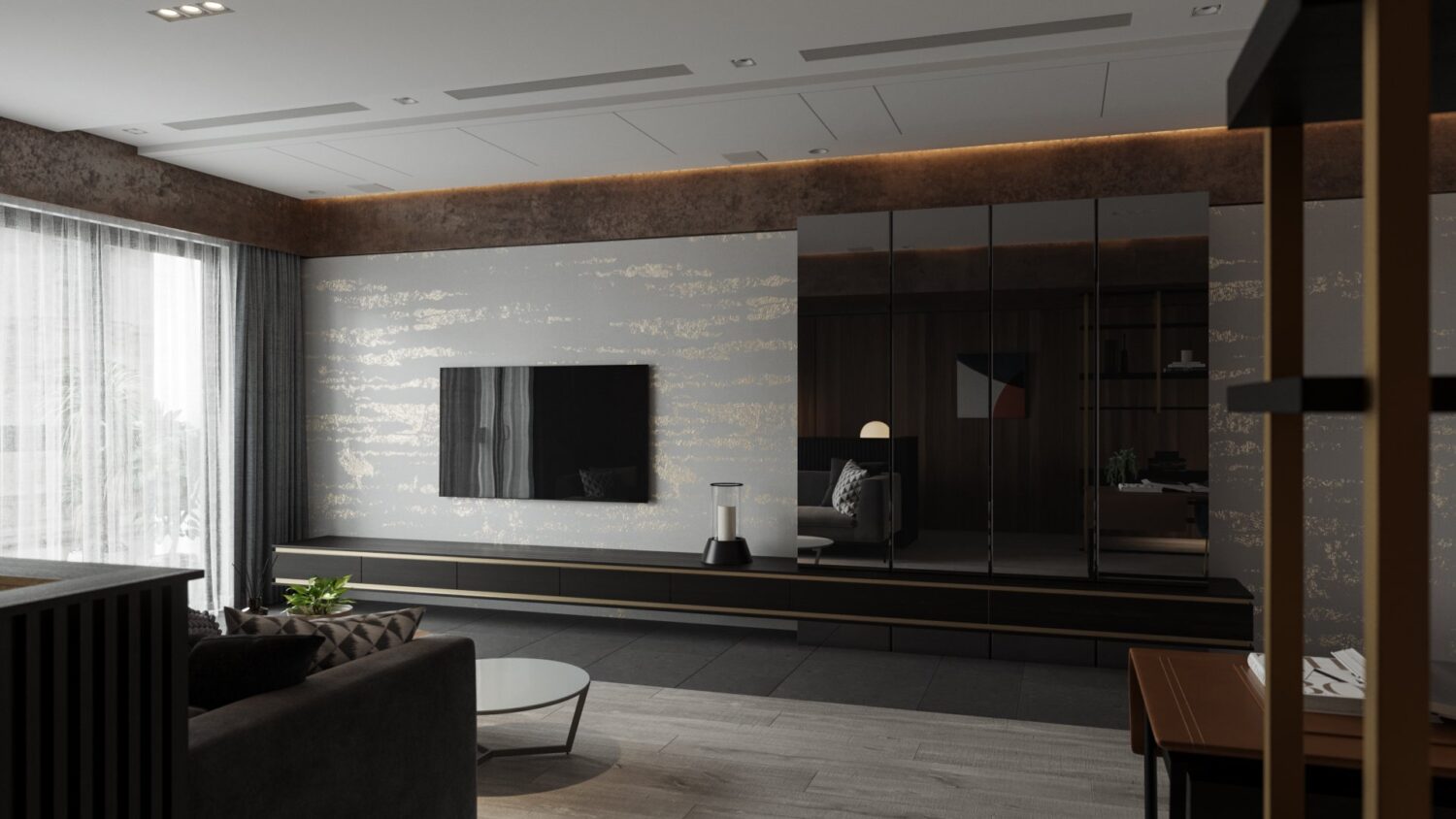 3D Interior Model Living room Scene 3dsmax 2410259