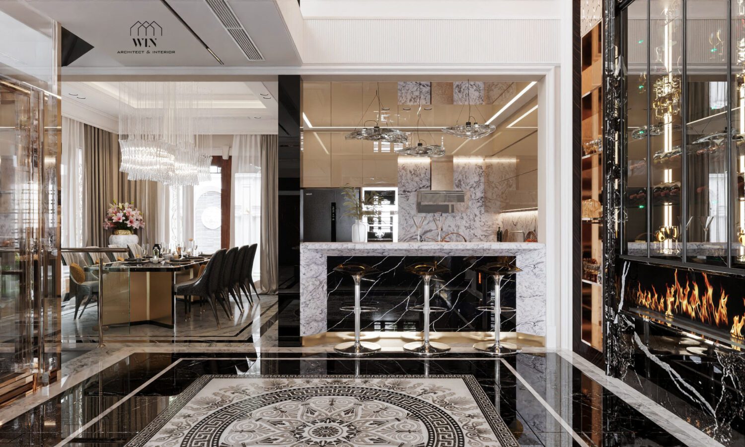 3D Interior Model Living room Scene 3dsmax 2410268