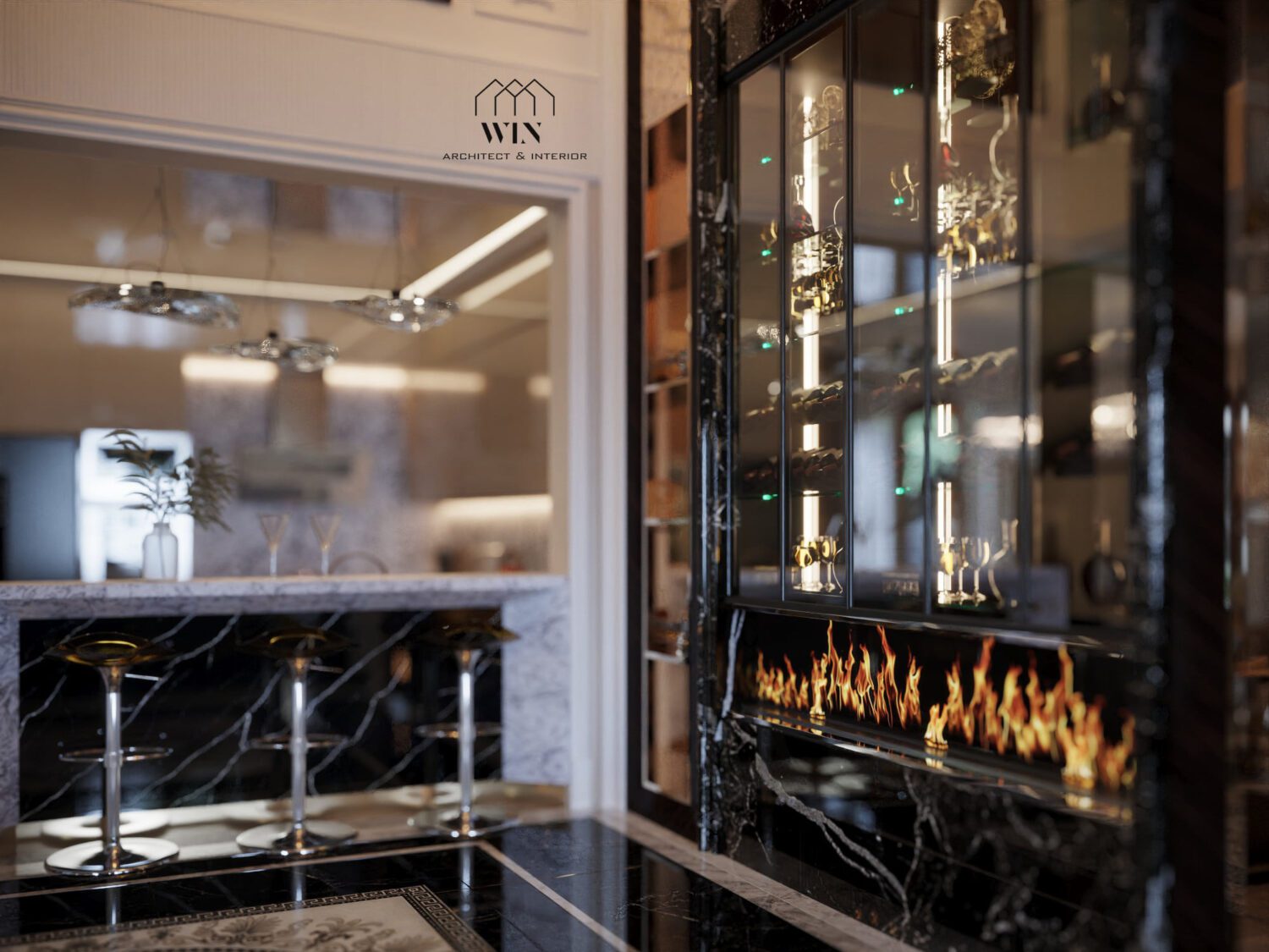 3D Interior Model Living room Scene 3dsmax 2410268