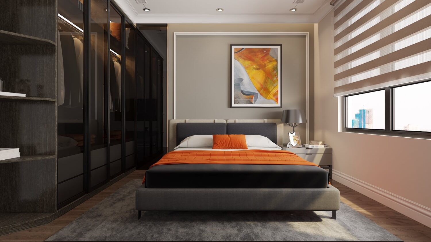 3D Interior Model Bed Room Scene 3dsmax 2310284