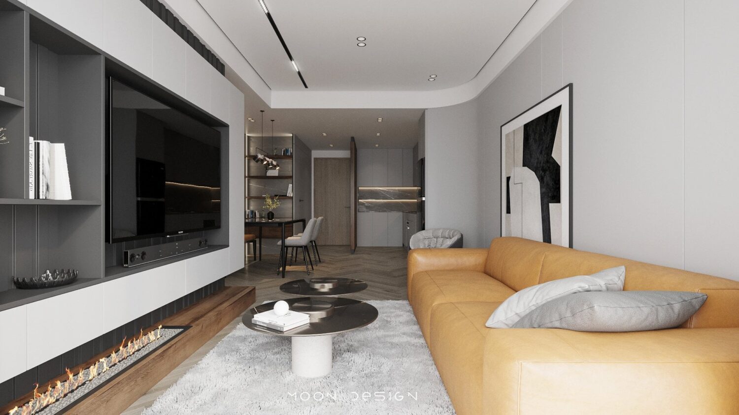 3D Interior Model Living room Scene 3dsmax 2410285