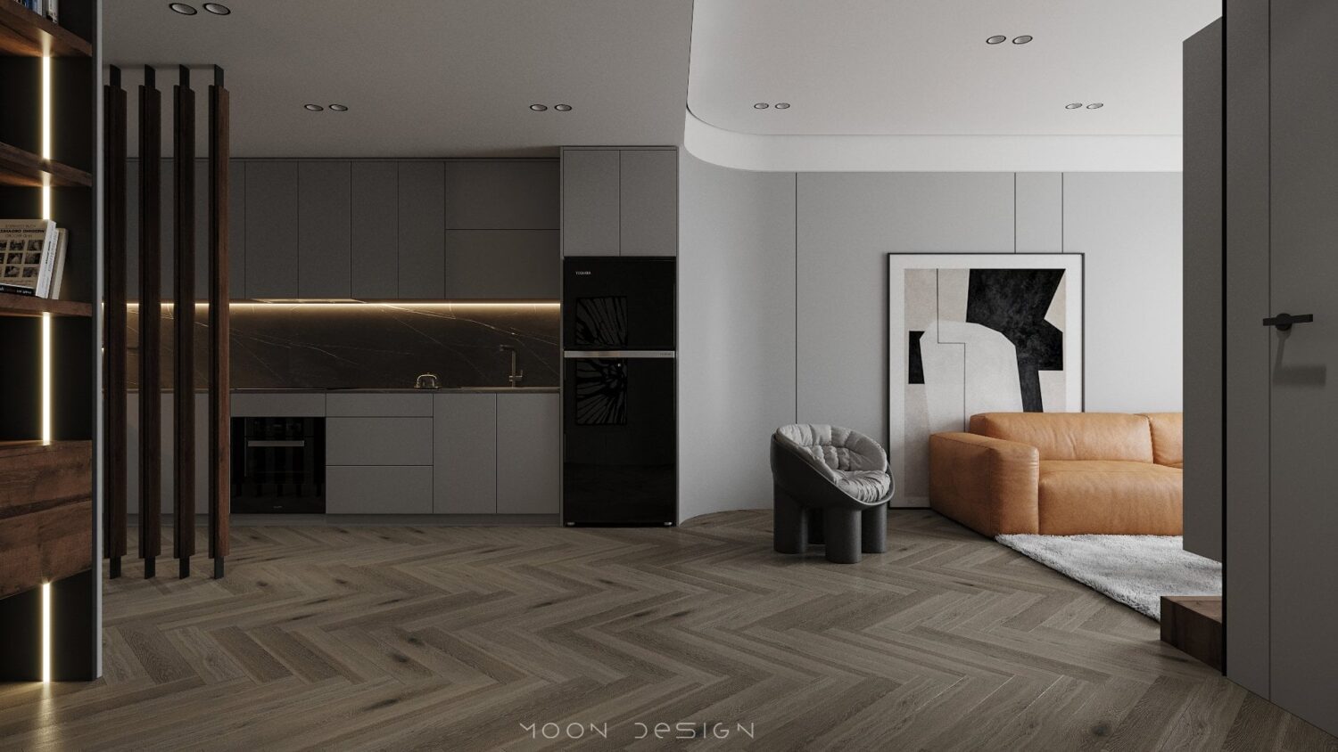 3D Interior Model Living room Scene 3dsmax 2410285