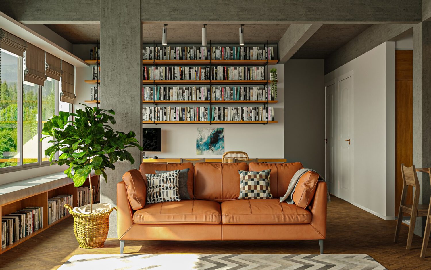 3D Interior Model Living room Scene 3dsmax 2410293