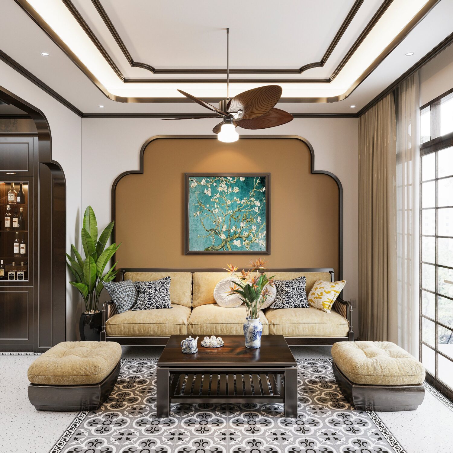 3D Interior Model Living room Scene 3dsmax 2410294