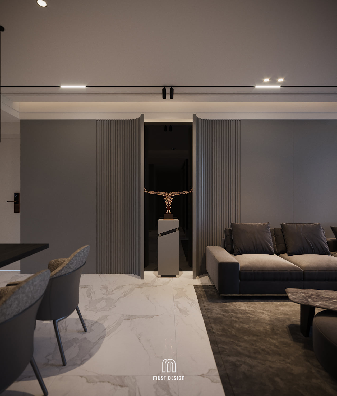 3D Interior Model Living room Scene 3dsmax 2410295