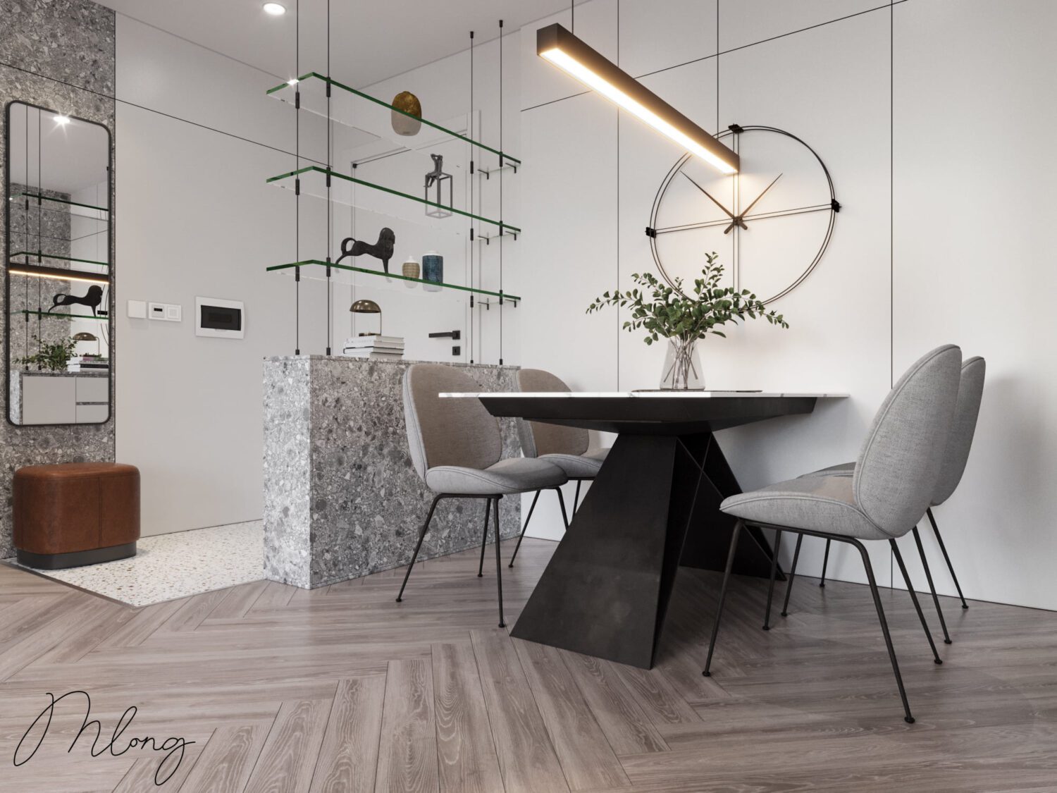 3D Interior Model Living room Scene 3dsmax 2410384