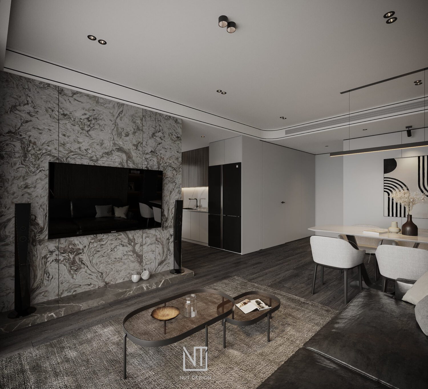 3D Interior Model Living room Scene 3dsmax 2410502