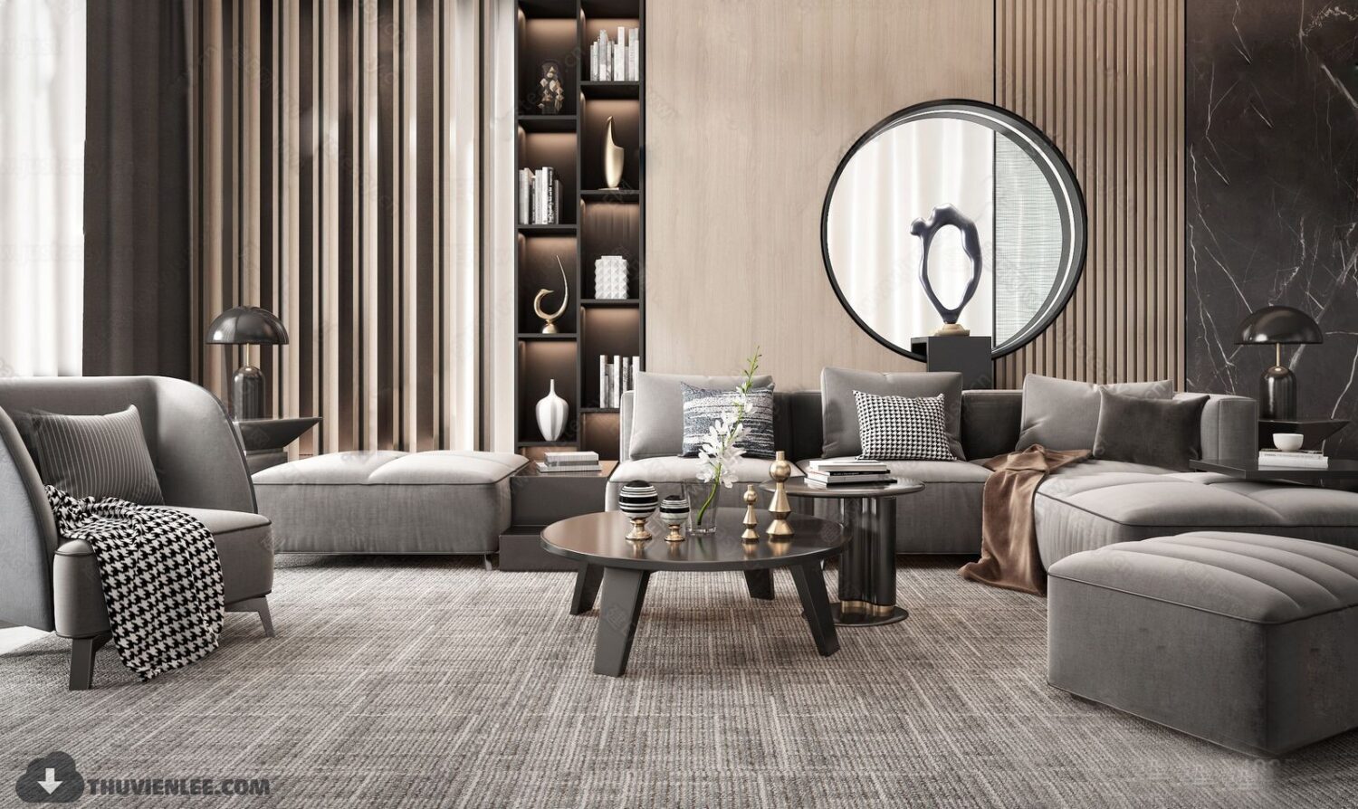 3D Interior Model Living room Scene 3dsmax 2410603