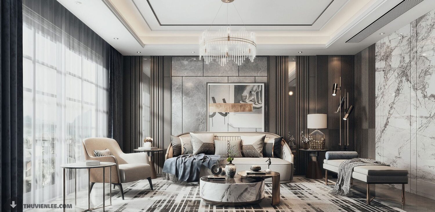 3D Interior Model Living room Scene 3dsmax 2410604