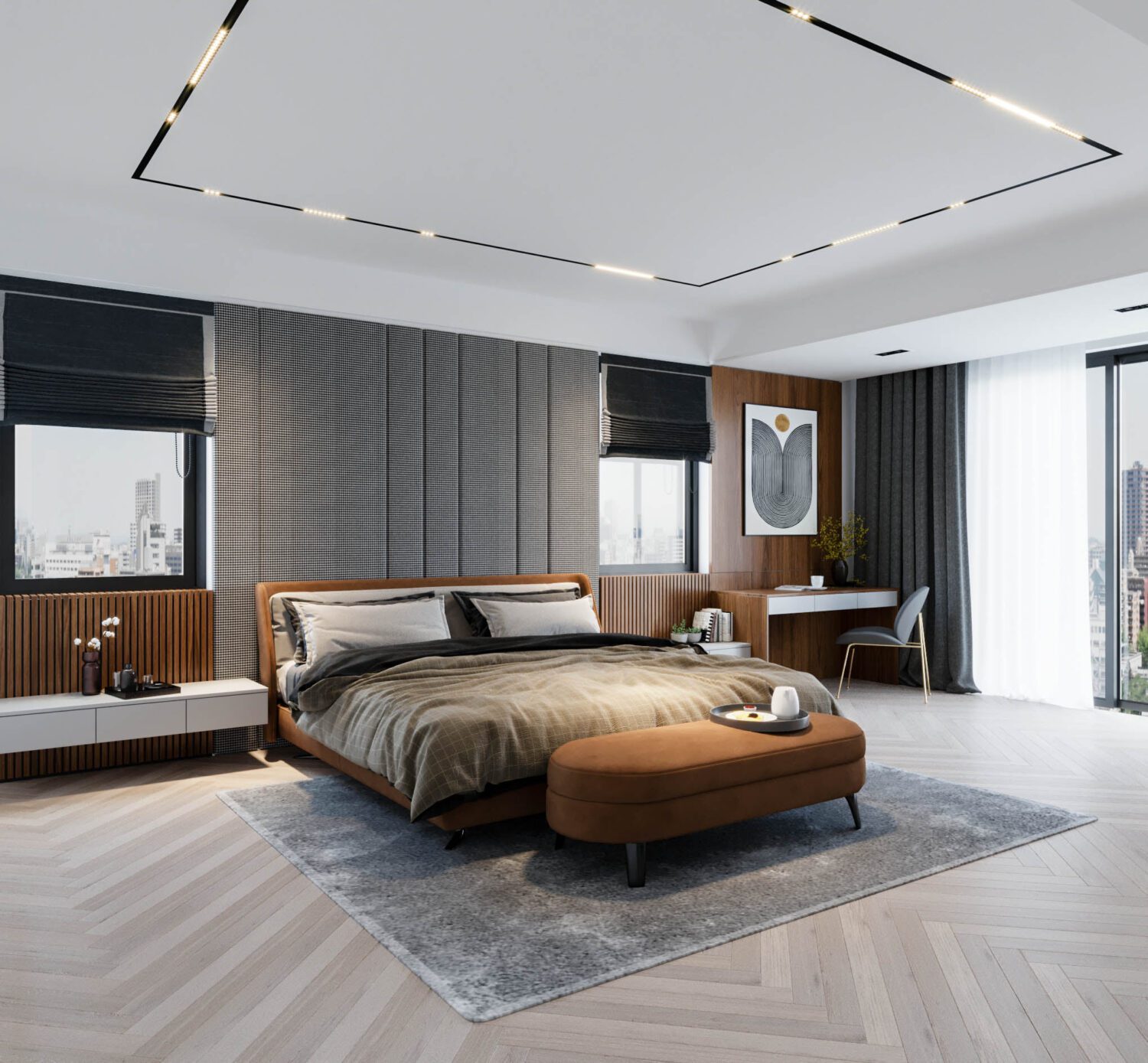 3D Interior Model Bed Room Scene 3dsmax 2310615