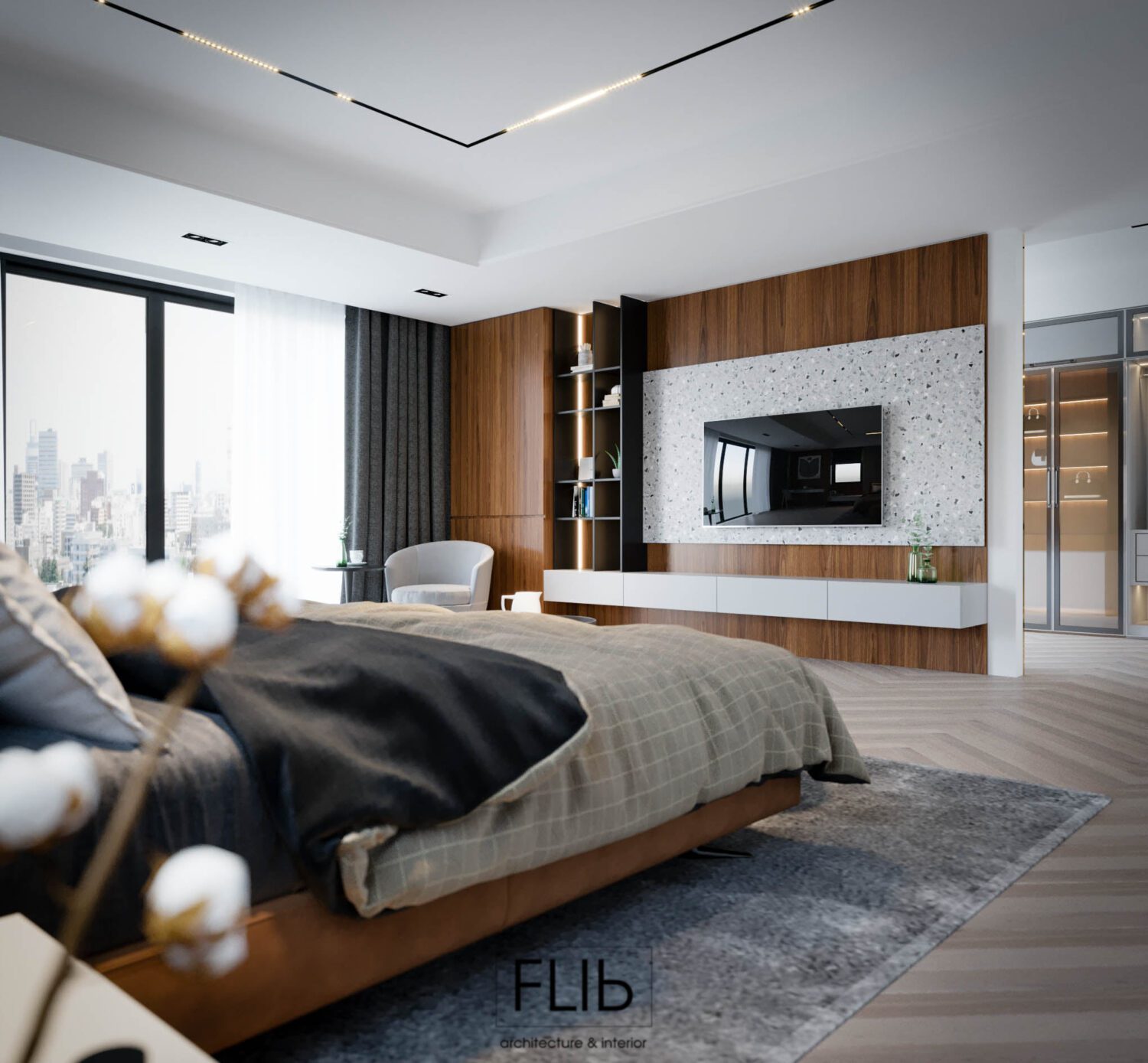 3D Interior Model Bed Room Scene 3dsmax 2310615