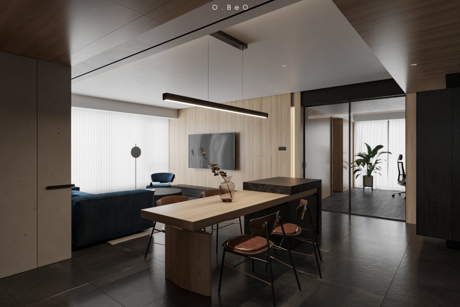 3D Interior Model Living room Scene 3dsmax 2410632