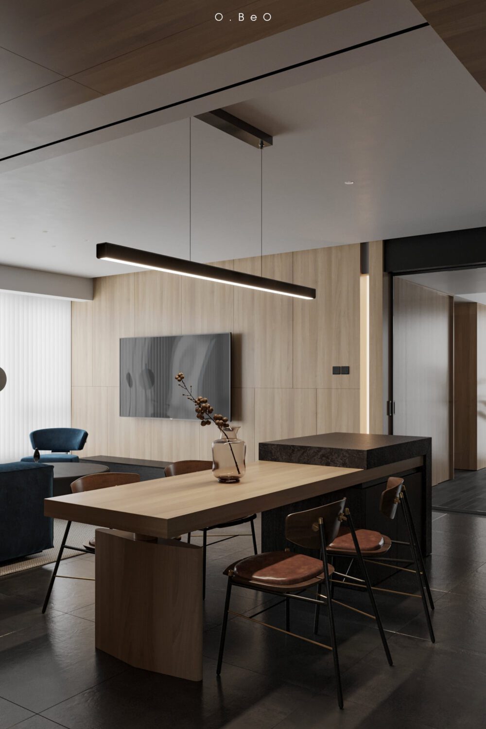 3D Interior Model Living room Scene 3dsmax 2410632