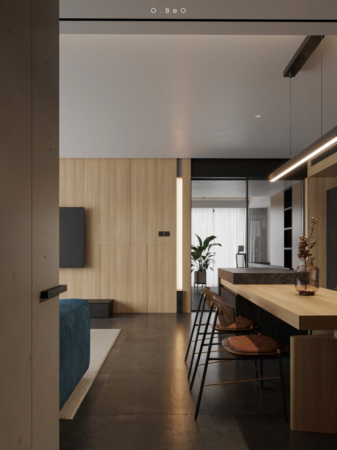 3D Interior Model Living room Scene 3dsmax 2410632