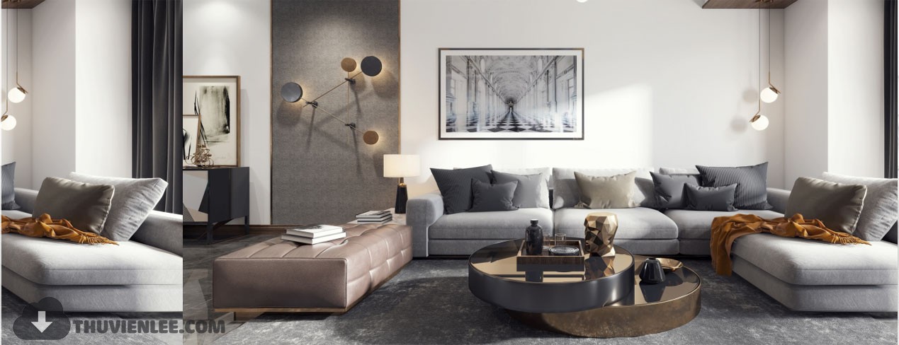 3D Interior Model Living room Scene 3dsmax 2410643