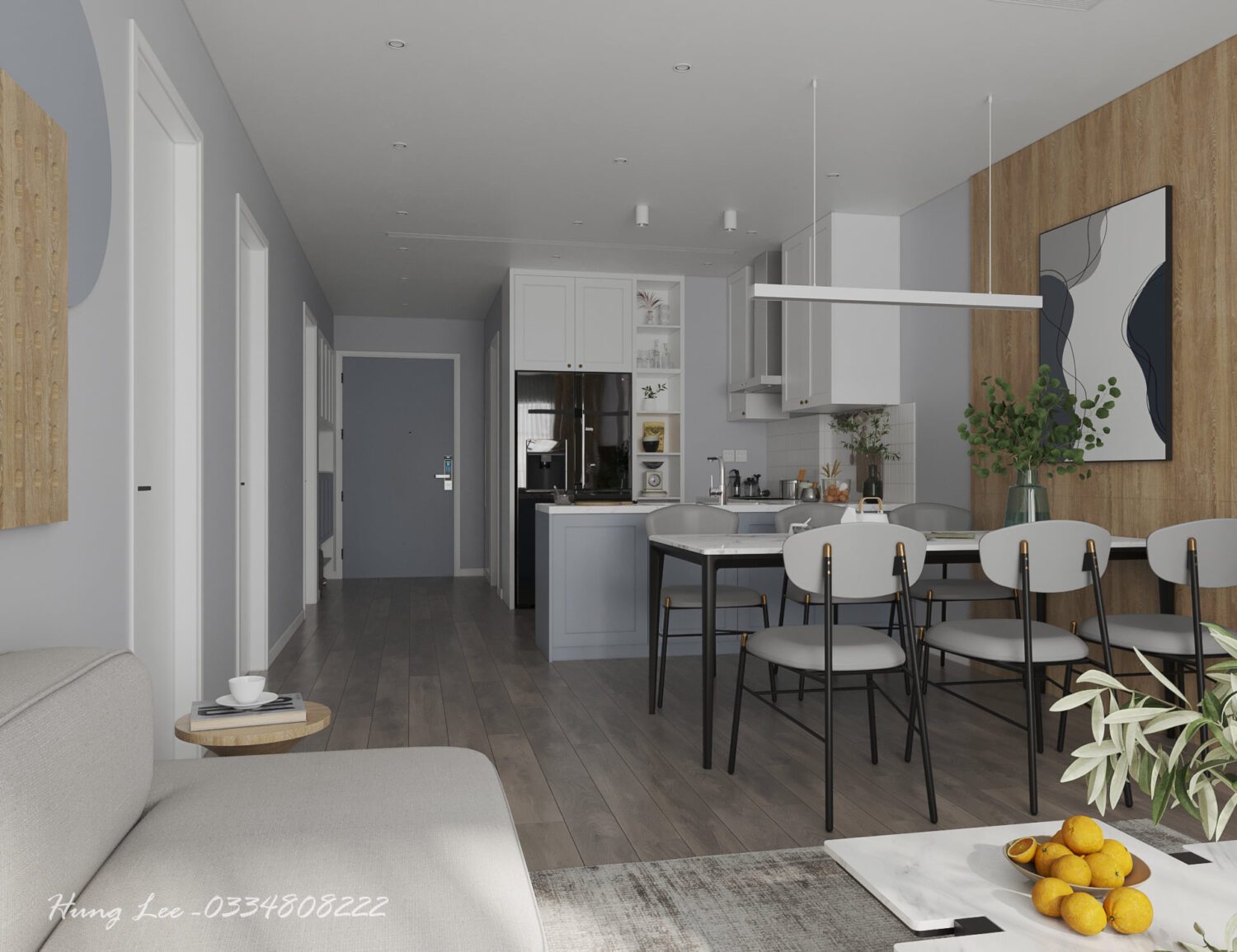 3D Interior Model Living room Scene 3dsmax 2410663