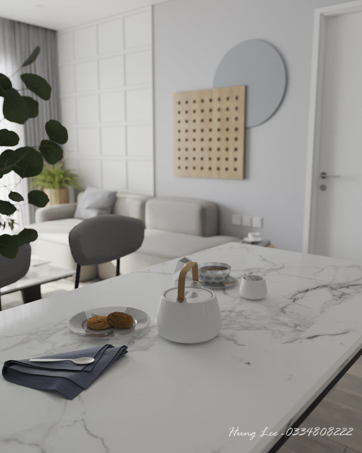 3D Interior Model Living room Scene 3dsmax 2410663