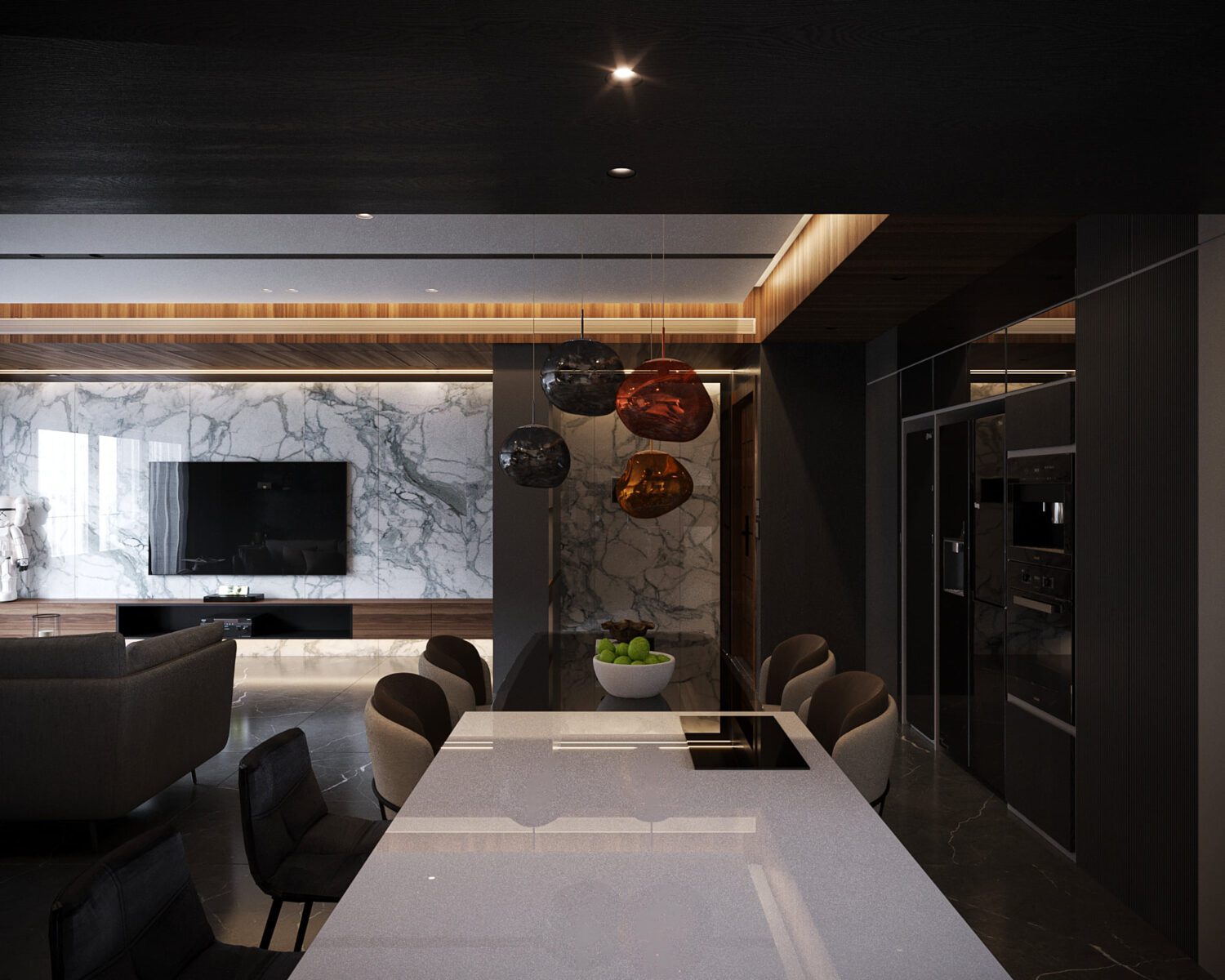 3D Interior Model Living room Scene 3dsmax 2410695