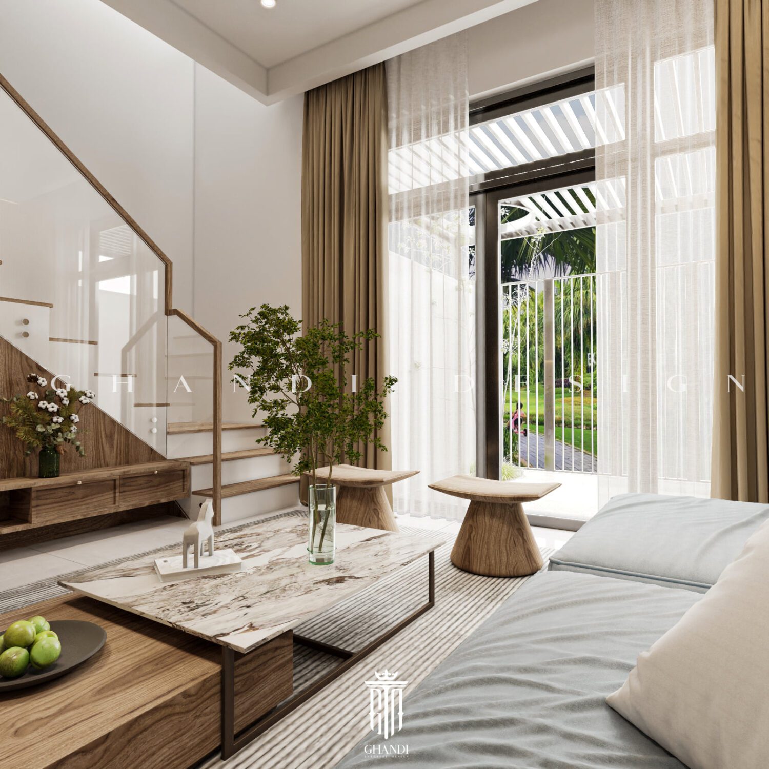 3D Interior Model Living room Scene 3dsmax 2410774