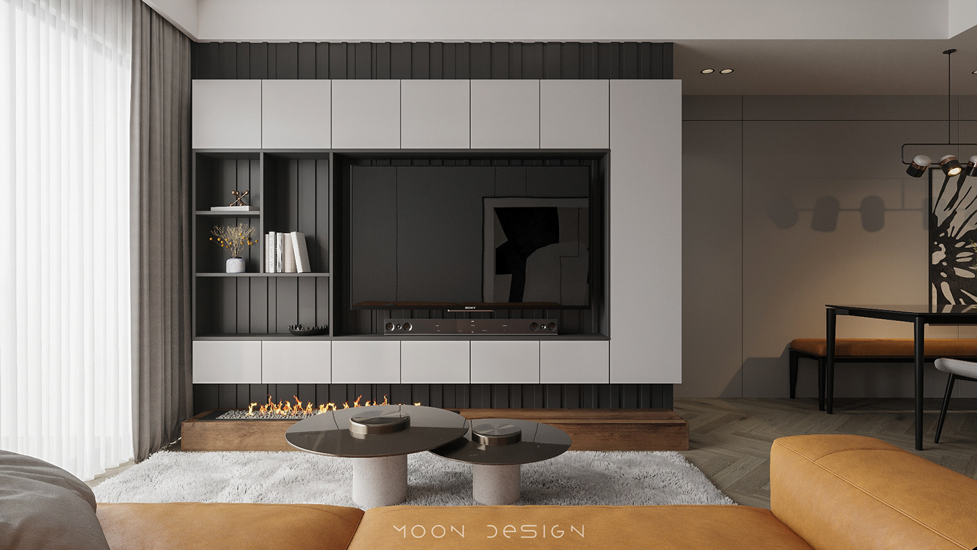 3D Interior Model Living room Scene 3dsmax 2410885