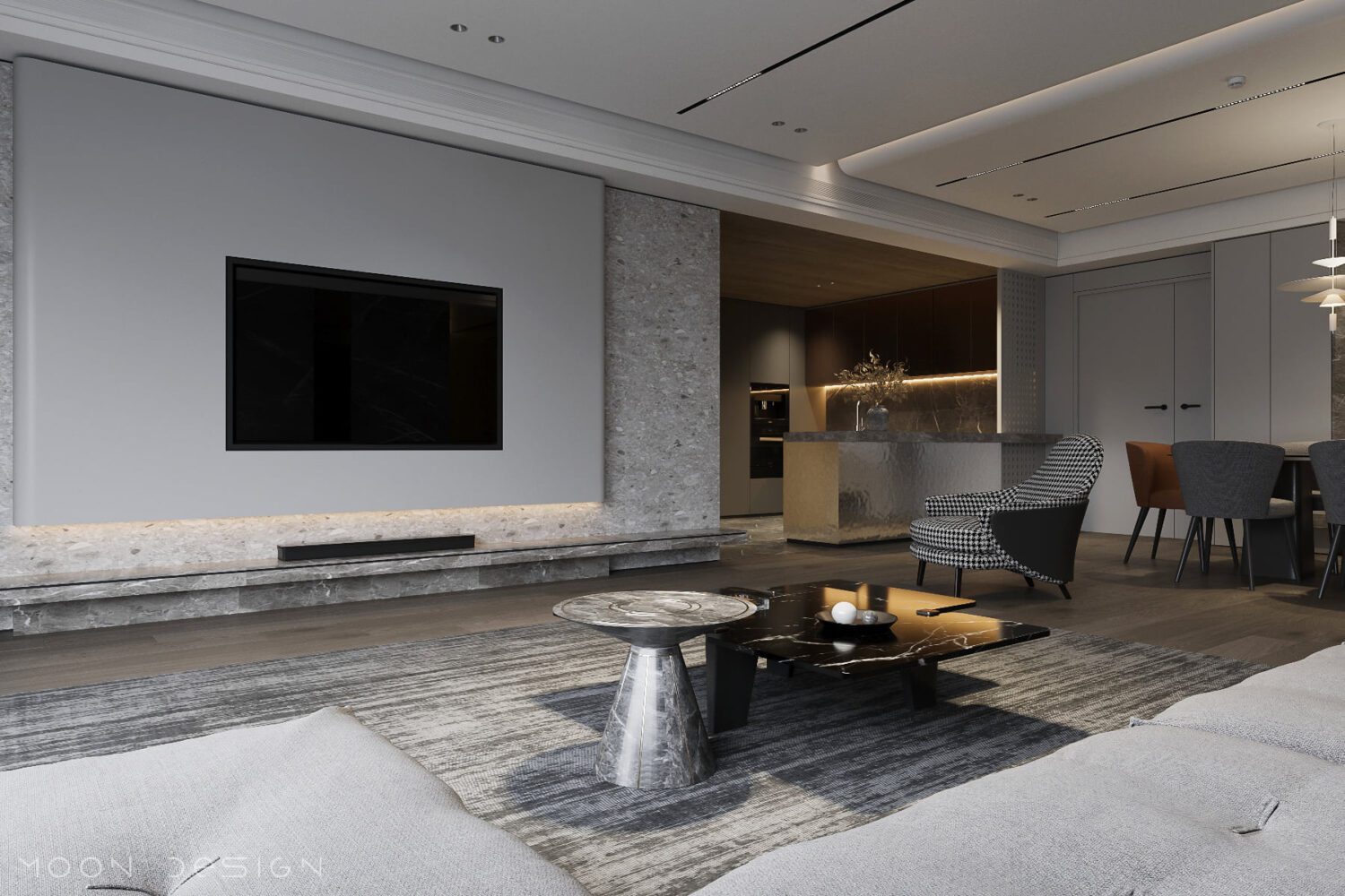 3D Interior Model Living room Scene 3dsmax 2410897