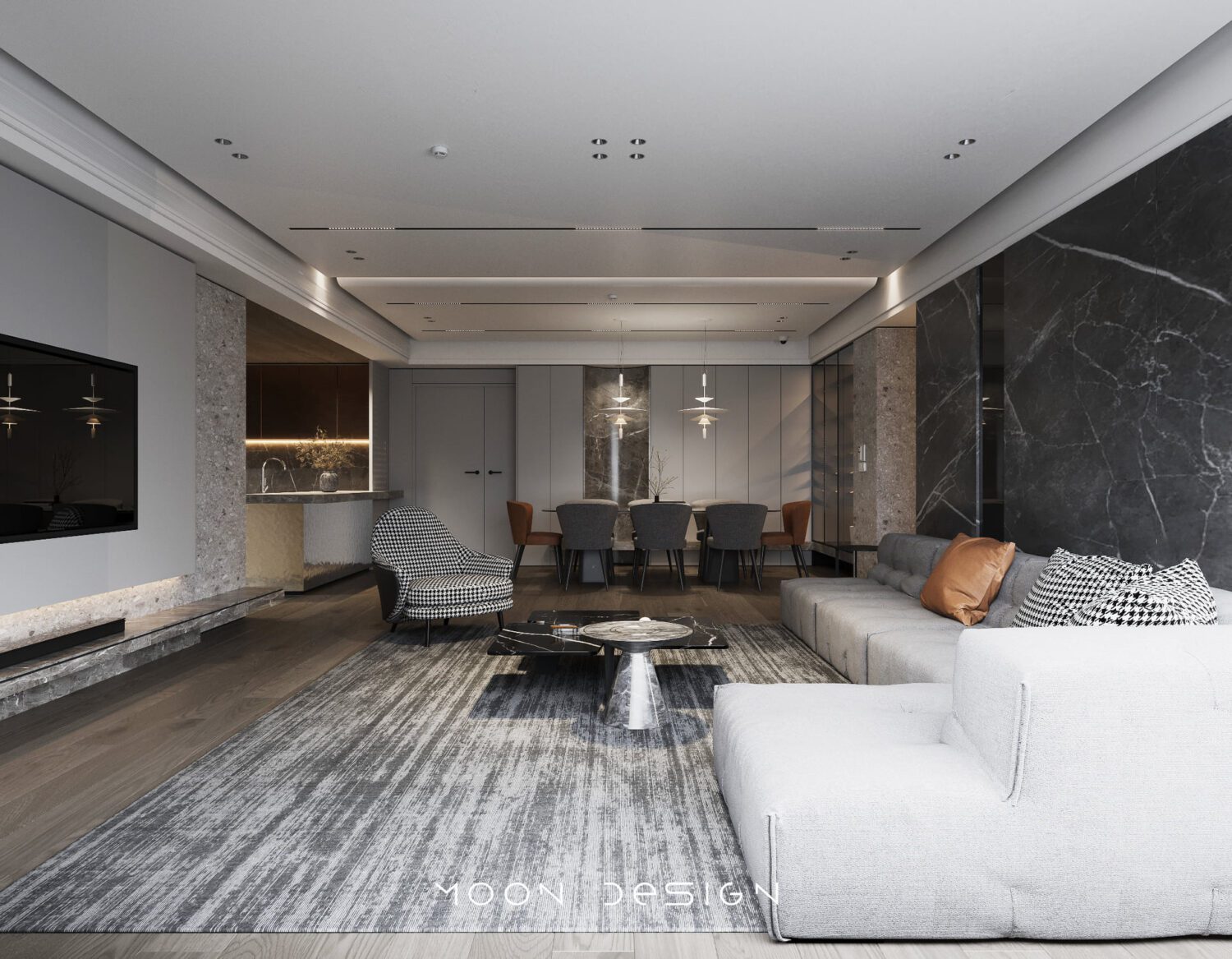 3D Interior Model Living room Scene 3dsmax 2410897