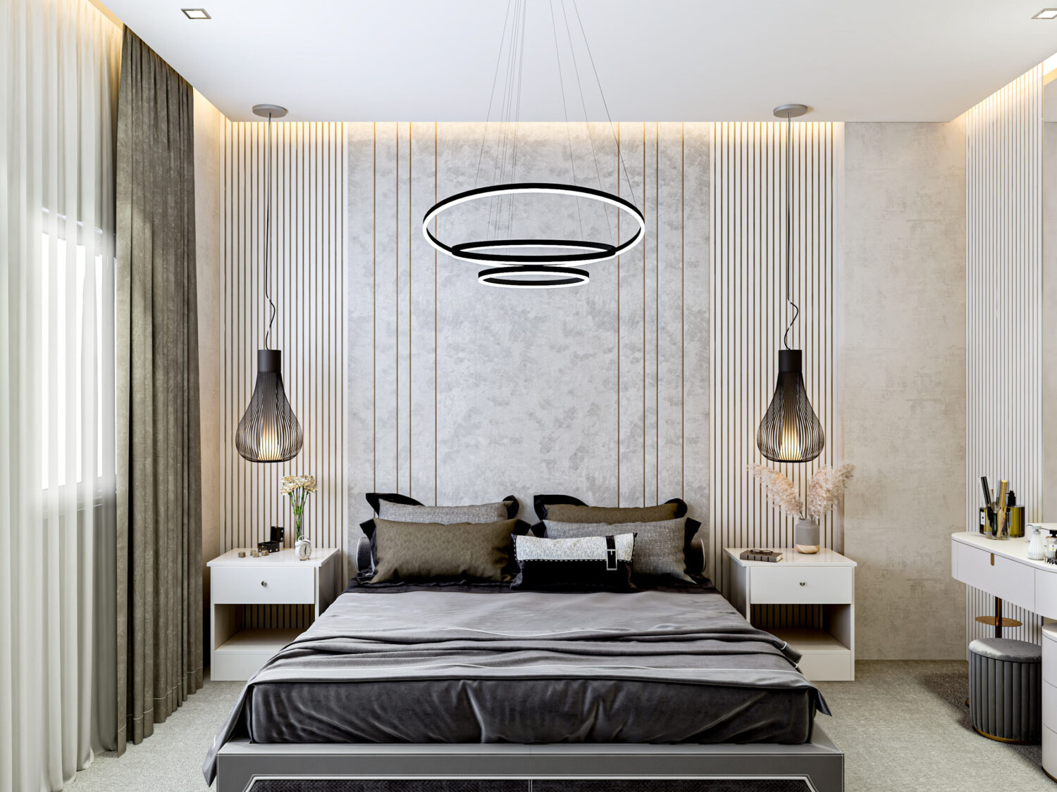 3D Interior Model Bed Room Scene 3dsmax 2311087