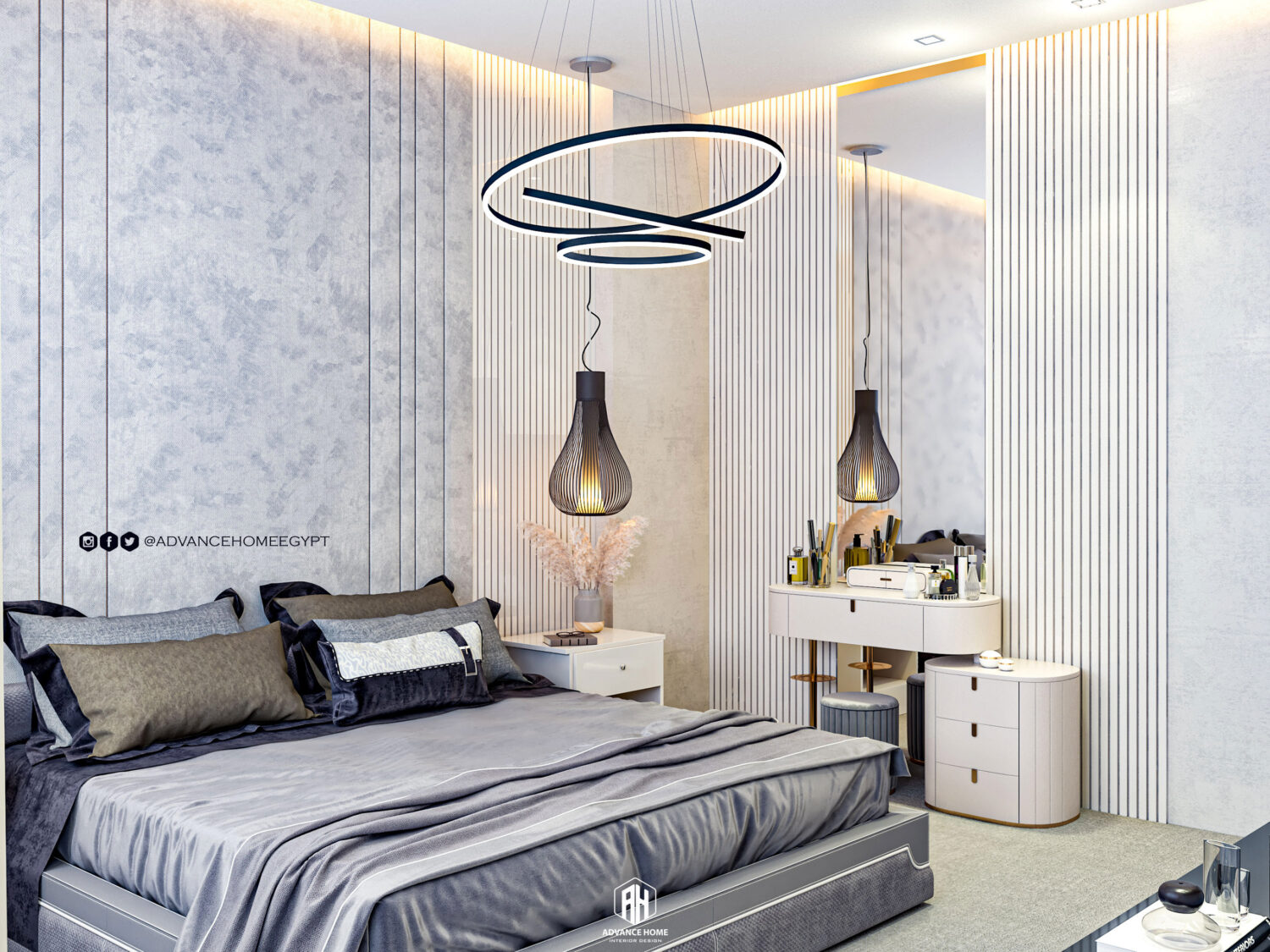 3D Interior Model Bed Room Scene 3dsmax 2311087