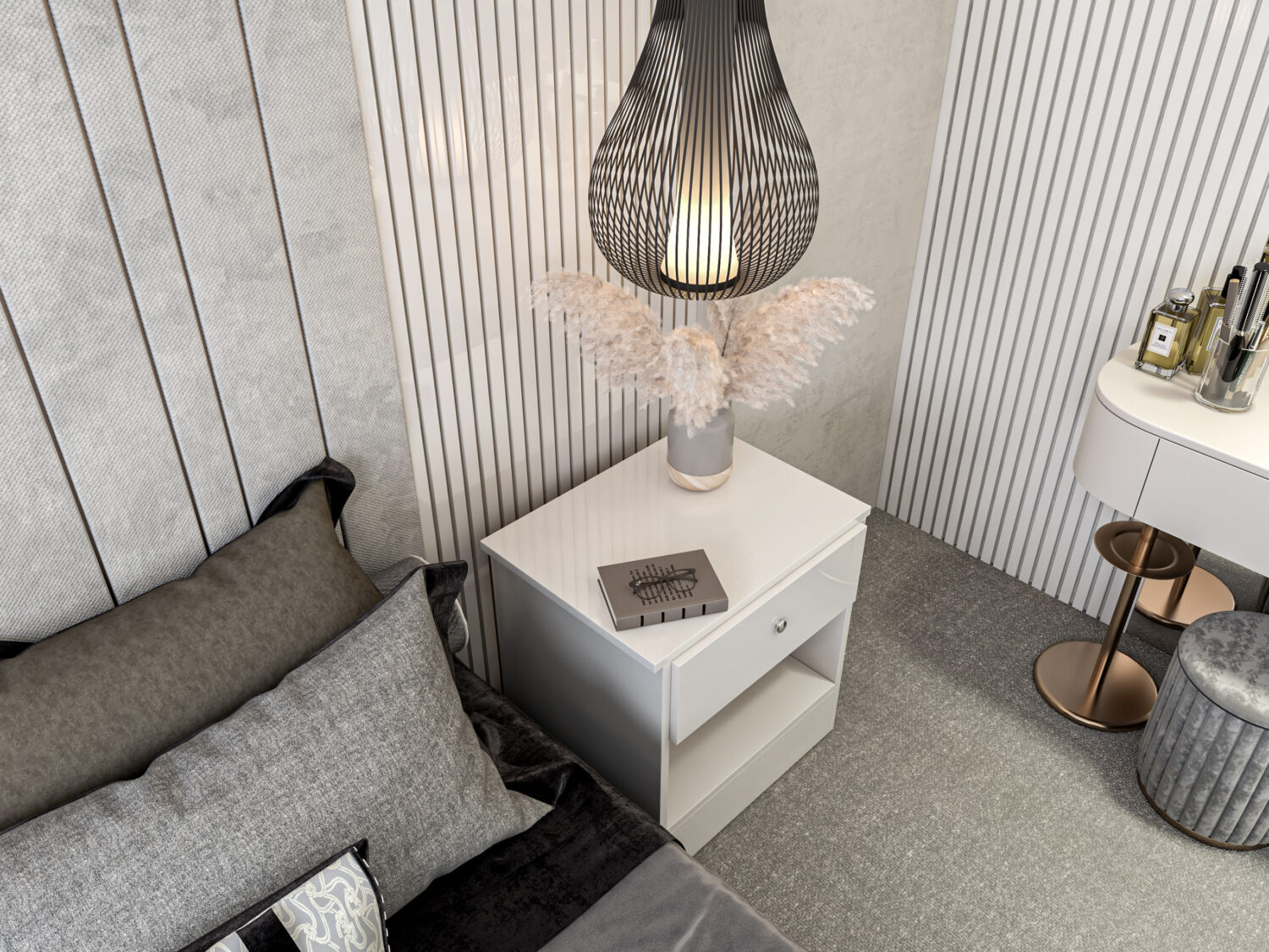 3D Interior Model Bed Room Scene 3dsmax 2311087