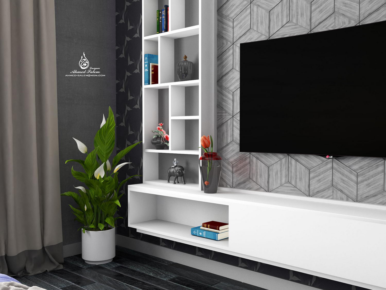 3D Interior Model Bed Room Scene 3dsmax 2311089