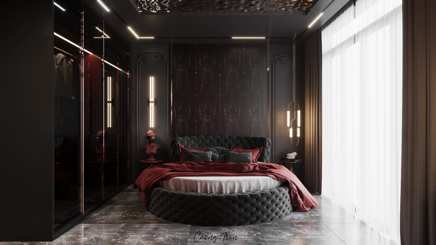 3D Interior Model Bed Room Scene 3dsmax 2311125