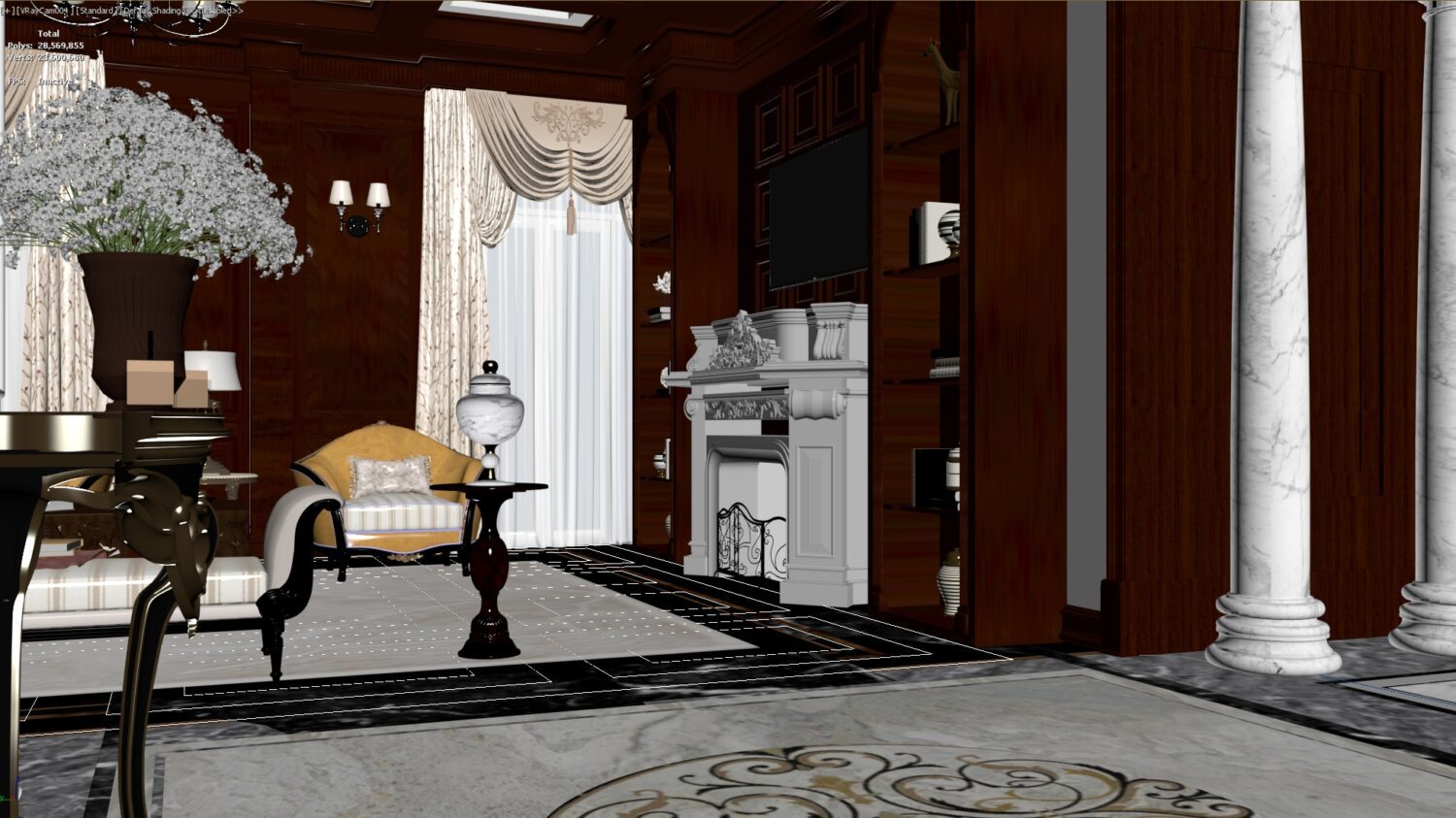 3D Interior Apartment Scene 3dsmax 2411205