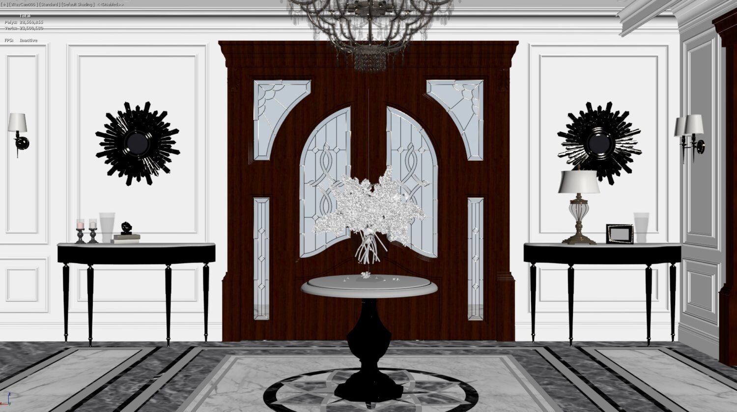 3D Interior Apartment Scene 3dsmax 2411205