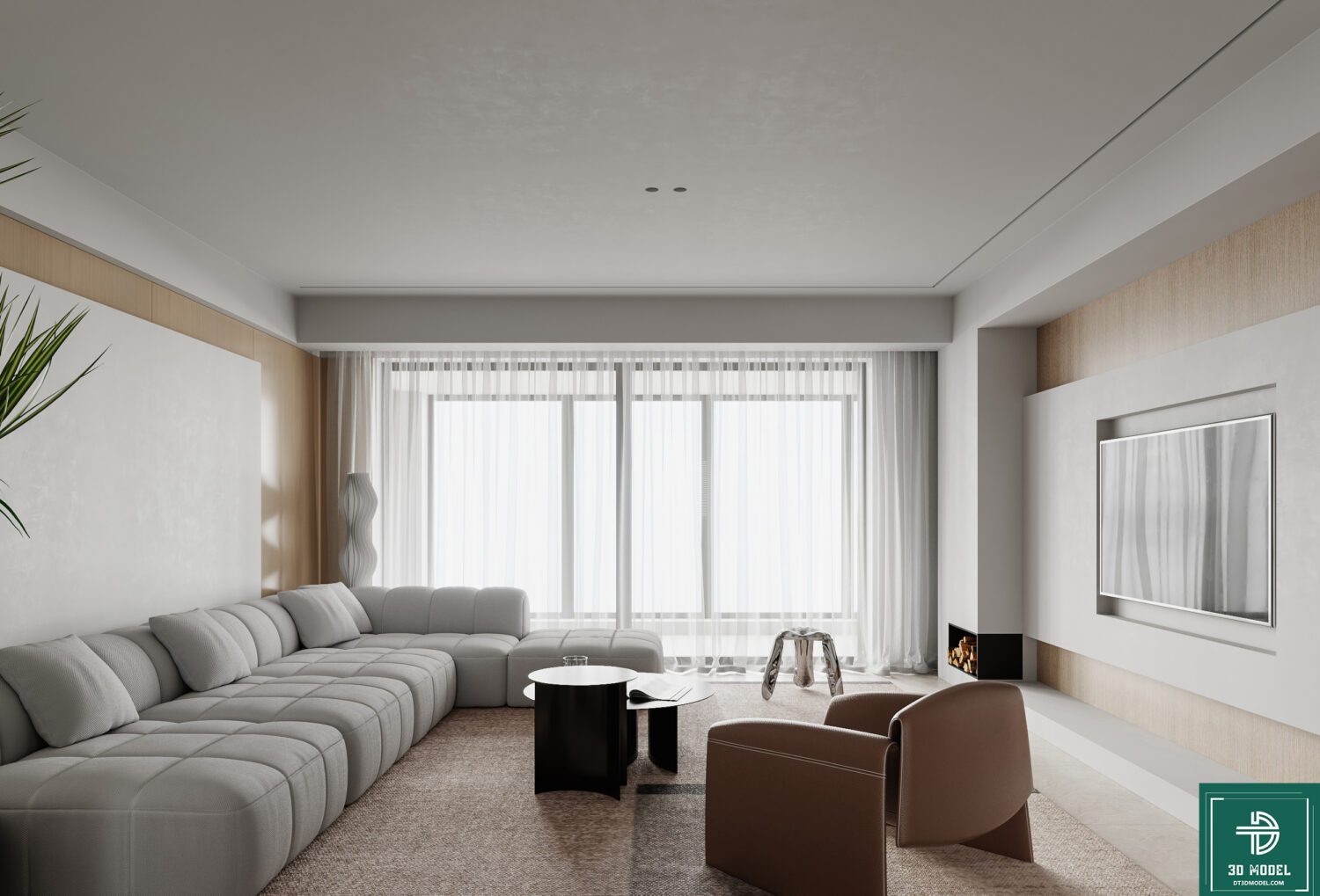 3D Interior Apartment Scene 3dsmax 2411218