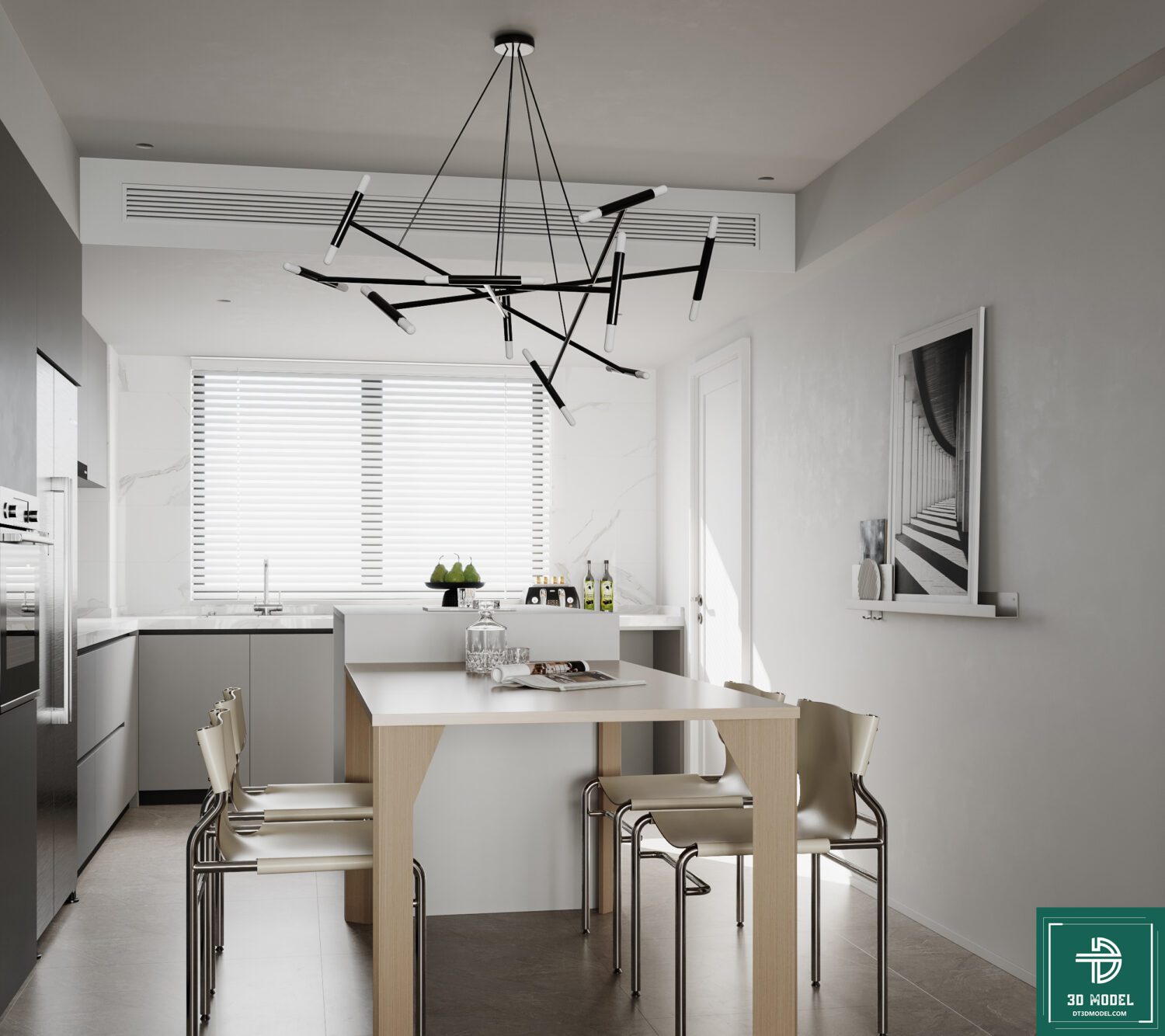 3D Interior Apartment Scene 3dsmax 2411218