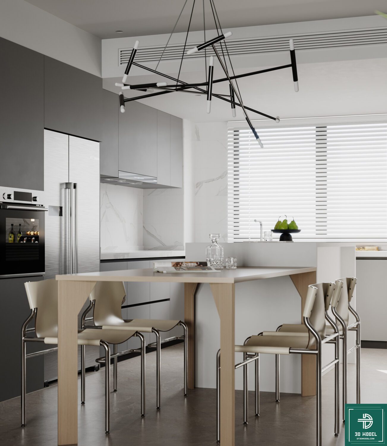 3D Interior Apartment Scene 3dsmax 2411218