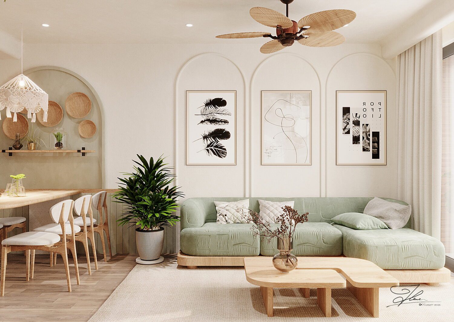 3D Interior Apartment Scene 3dsmax 2411267