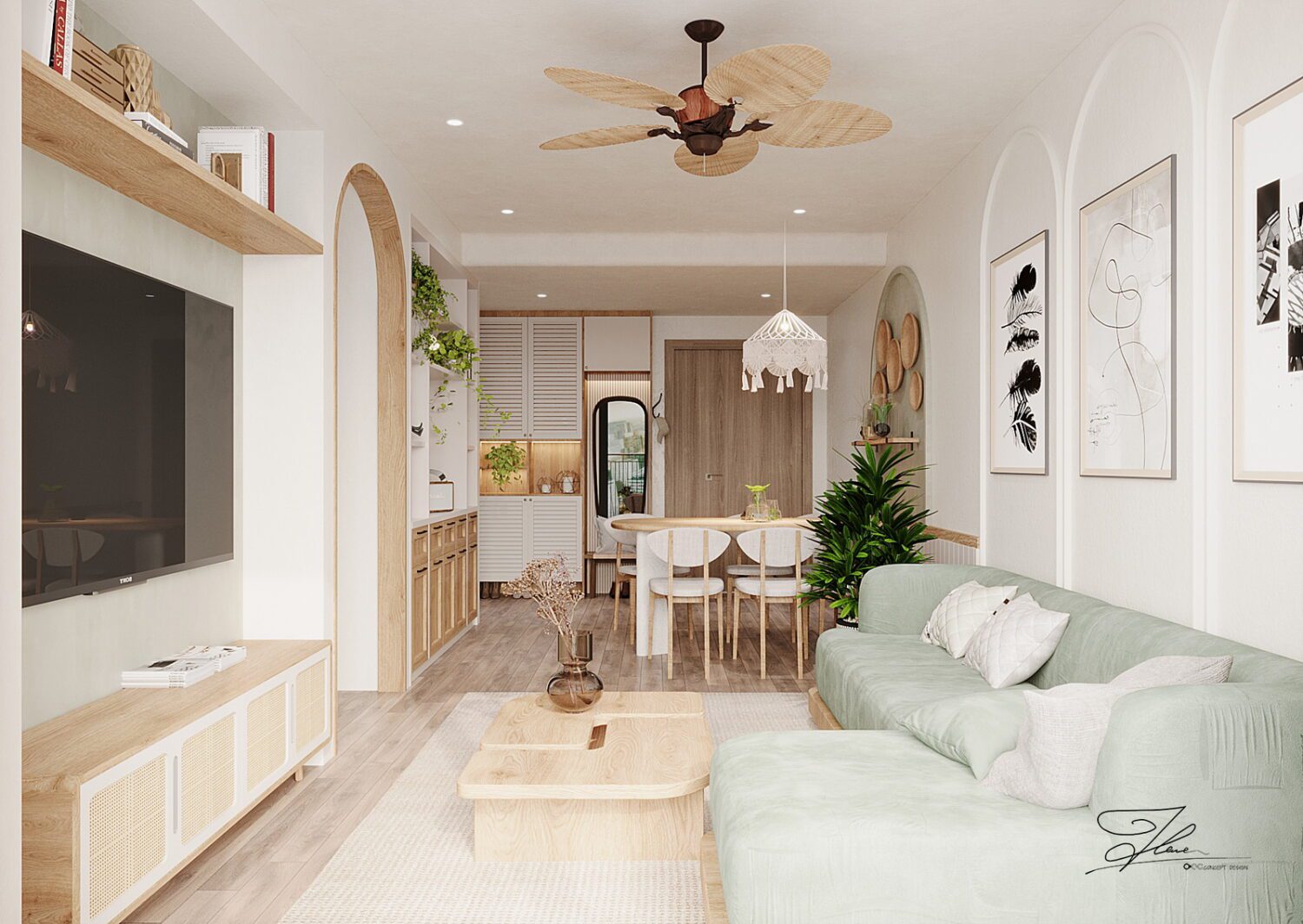 3D Interior Apartment Scene 3dsmax 2411267