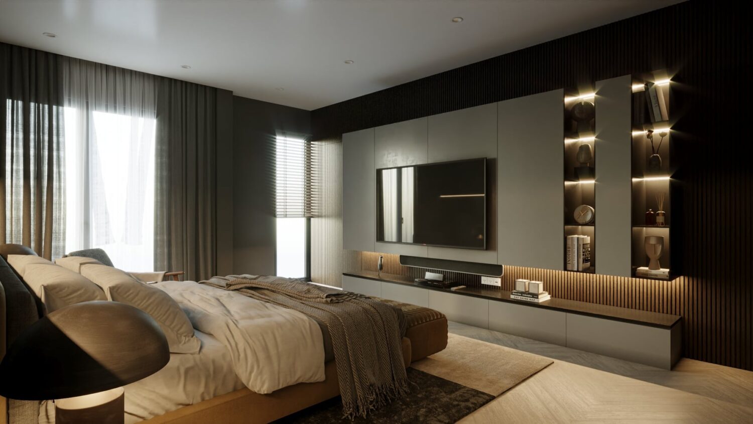 3D Interior Model Bed Room Scene 3dsmax 2312021